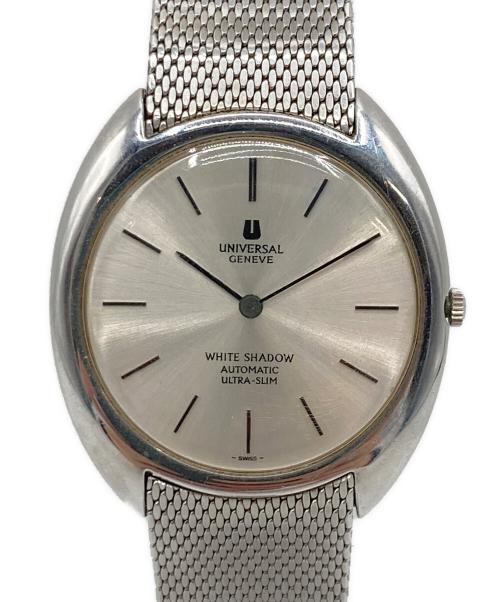 UNIVERSAL GENEVE（ユニヴァーサルジュネーブ）UNIVERSAL GENEVE (ユニヴァーサルジュネーブ) UNIVERSAL GENEVE White Shadow ULTRA-SLIM 腕時計 ホワイトの古着・服飾アイテム