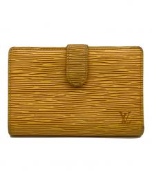 LOUIS VUITTON（ルイ ヴィトン）の古着「エピ ポルト モネ・ビエ ヴィエノワ」｜イエロー