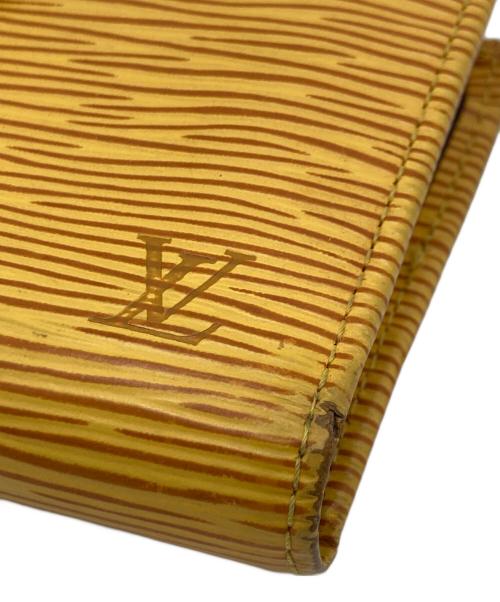 LOUIS VUITTON（ルイ ヴィトン）LOUIS VUITTON (ルイ ヴィトン) エピ ポルト モネ・ビエ ヴィエノワ イエローの古着・服飾アイテム