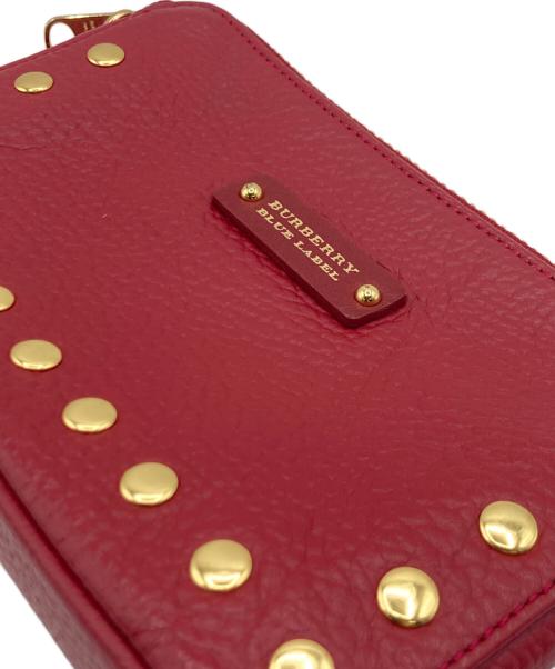 BURBERRY BLUE LABEL（バーバリー ブルー レーベル）BURBERRY BLUE LABEL (バーバリー ブルー レーベル) BURBERRY BLUE LABEL ショルダーポーチ レッドの古着・服飾アイテム