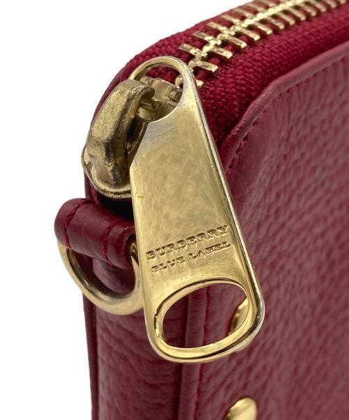 BURBERRY BLUE LABEL（バーバリー ブルー レーベル）BURBERRY BLUE LABEL (バーバリー ブルー レーベル) BURBERRY BLUE LABEL ショルダーポーチ レッドの古着・服飾アイテム