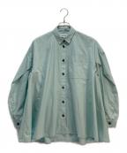 ENFOLDエンフォルド）の古着「COブロード BASIC SHIRT」｜スカイブルー