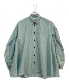 ENFOLD（エンフォルド）の古着「COブロード BASIC SHIRT」｜スカイブルー