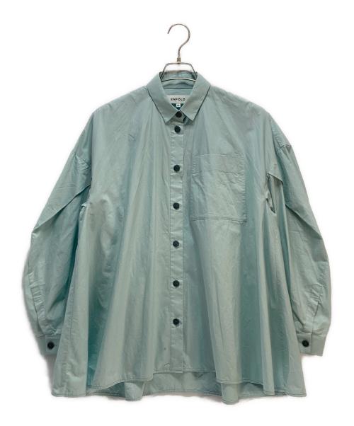 ENFOLD（エンフォルド）ENFOLD (エンフォルド) COブロード BASIC SHIRT スカイブルー サイズ:38の古着・服飾アイテム