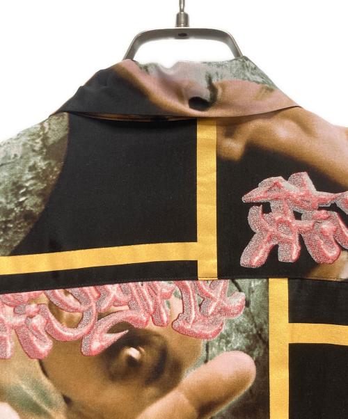 WACKO MARIA（ワコマリア）WACKO MARIA (ワコマリア) WACKO MARIA 凶器の桜 HAWAIIAN SHIRT ブラック×イエロー サイズ:Lの古着・服飾アイテム