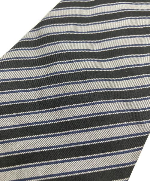 CELINE（セリーヌ）CELINE (セリーヌ) ネクタイ ブラック×グレー サイズ:表記無しの古着・服飾アイテム