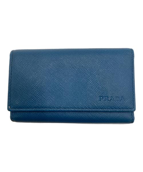 PRADA（プラダ）PRADA (プラダ) 6連キーケース コバルトブルーの古着・服飾アイテム