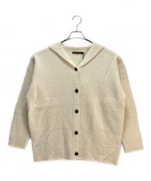 nicholson and nicholson（ニコルソンアンドニコルソン）の古着「nicholson and nicholson（ニコルソンアンドニコルソン）ARRAN セーラーカラーカーディガン」｜ホワイト