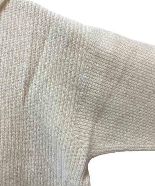 nicholson and nicholson（ニコルソンアンドニコルソン）nicholson and nicholson (ニコルソンアンドニコルソン) nicholson and nicholson（ニコルソンアンドニコルソン）ARRAN セーラーカラーカーディガン ホワイト サイズ:38 未使用品の古着・服飾アイテム