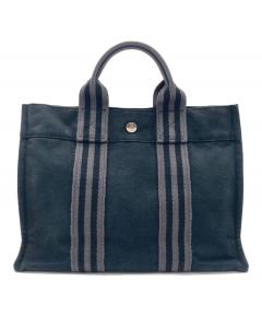 中古・古着通販】HERMES (エルメス) コットンキャンバストートバッグ