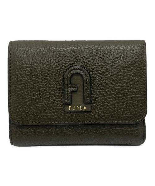 FURLA（フルラ）FURLA (フルラ) FURLA DAFNE 3つ折り財布 オリーブの古着・服飾アイテム