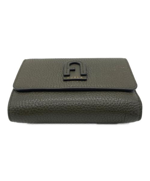 FURLA（フルラ）FURLA (フルラ) FURLA DAFNE 3つ折り財布 オリーブの古着・服飾アイテム