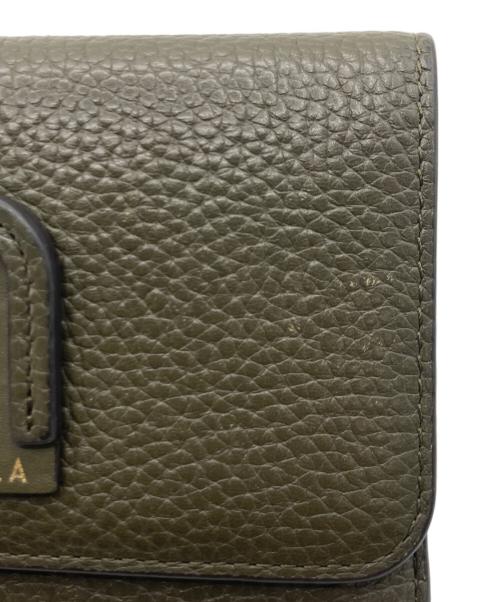 FURLA（フルラ）FURLA (フルラ) FURLA DAFNE 3つ折り財布 オリーブの古着・服飾アイテム