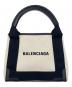 BALENCIAGA（バレンシアガ）の古着「BALENCIAGA NAVY カバ XS」｜ベージュ×ブラック