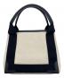 BALENCIAGA (バレンシアガ) BALENCIAGA NAVY カバ XS ベージュ×ブラック：80000円