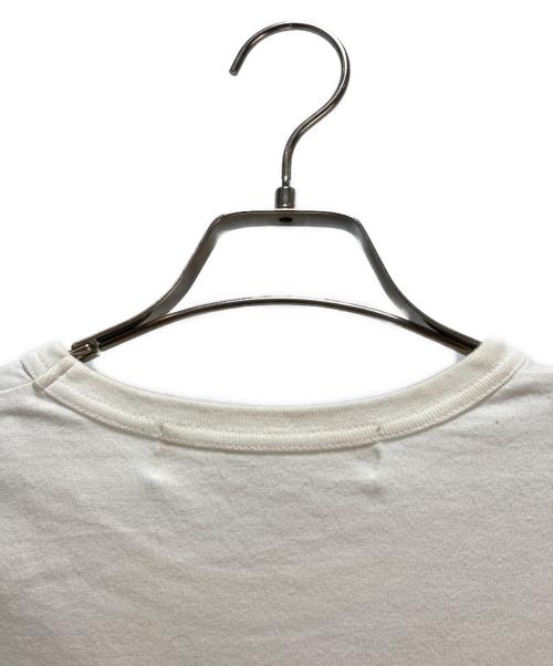 PLAY COMME des GARCONS（プレイコムデギャルソン）PLAY COMME des GARCONS (プレイコムデギャルソン) PLAY COMME des GARCONS（プレイコムデギャルソン）半袖Tシャツ ホワイト×レッド サイズ:Mの古着・服飾アイテム