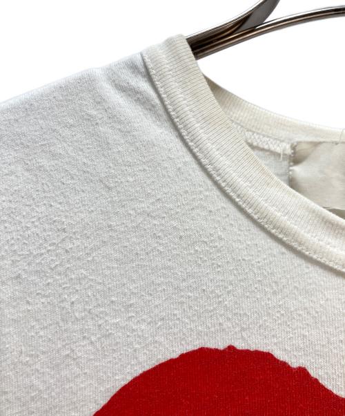 PLAY COMME des GARCONS（プレイコムデギャルソン）PLAY COMME des GARCONS (プレイコムデギャルソン) PLAY COMME des GARCONS（プレイコムデギャルソン）半袖Tシャツ ホワイト×レッド サイズ:Mの古着・服飾アイテム