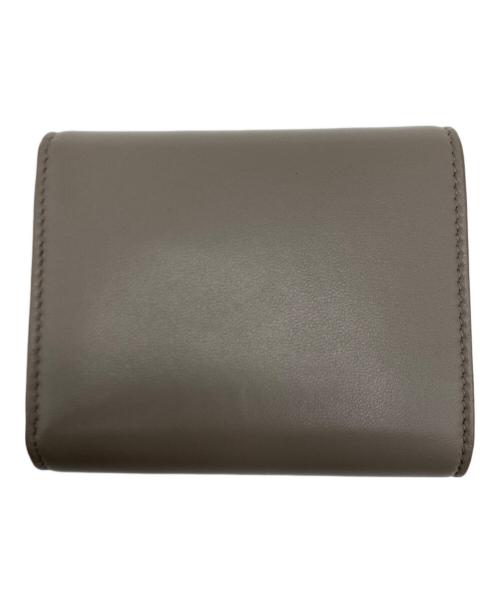 CELINE（セリーヌ）CELINE (セリーヌ) トリオンフ スモールフラップウォレット グレーの古着・服飾アイテム