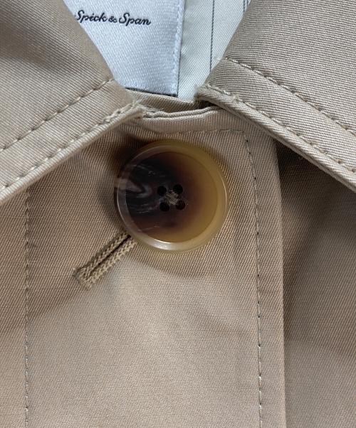 Spick and Span（スピック＆スパン）Spick and Span (スピック＆スパン) Spick and Span （スピック&スパン）T/Cギャバステンカラーハーフコート ベージュ サイズ:36 未使用品の古着・服飾アイテム