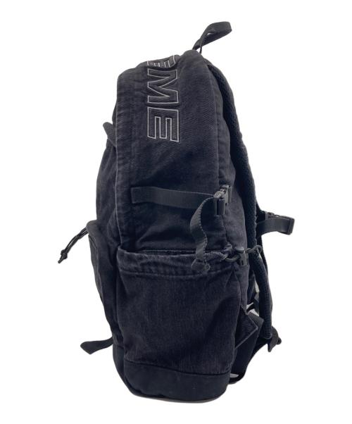 SUPREME（シュプリーム）SUPREME (シュプリーム) SUPREME 25FW Denim Backpack ブラックの古着・服飾アイテム