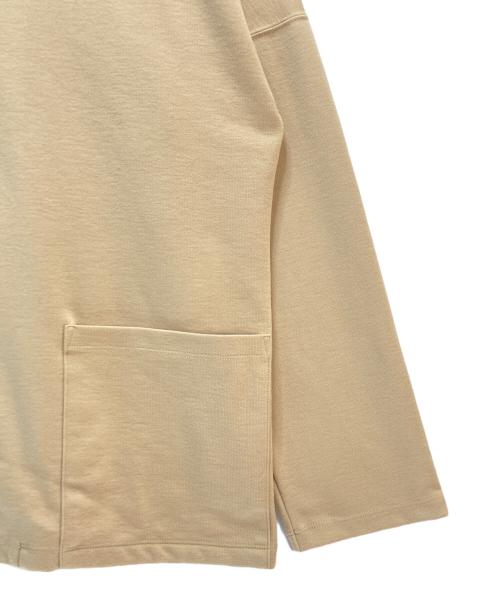 CURLY&Co.（カーリー）CURLY&Co. (カーリー) DOUBLE KNIT SNAP-BUTTON CARDIGAN ベージュ サイズ:1の古着・服飾アイテム