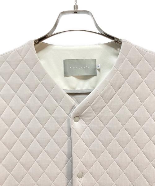 CURLY&Co.（カーリー）CURLY&Co. (カーリー) SNAP BUTTON CARDIGAN グレー サイズ:3の古着・服飾アイテム
