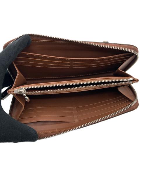 LOUIS VUITTON（ルイ ヴィトン）LOUIS VUITTON (ルイ ヴィトン) ラウンドファスナー長財布 ブラウンの古着・服飾アイテム