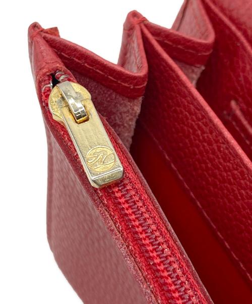 LONGCHAMP（ロンシャン）LONGCHAMP (ロンシャン) LONGCHAMP 二つ折り 長財布 レッドの古着・服飾アイテム