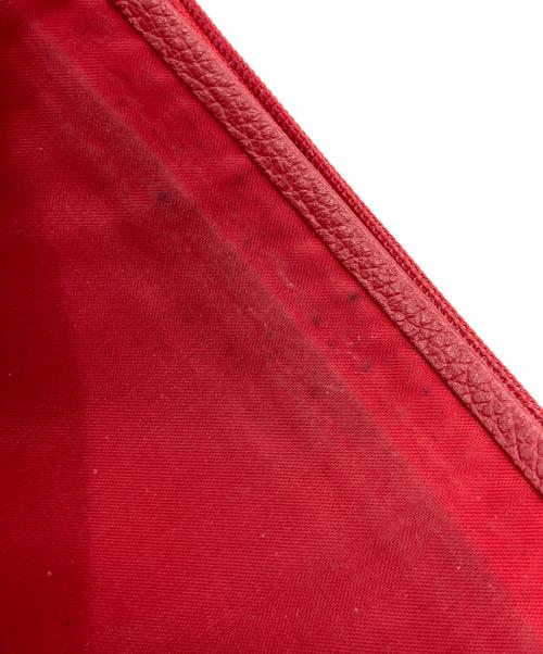 LONGCHAMP（ロンシャン）LONGCHAMP (ロンシャン) LONGCHAMP 二つ折り 長財布 レッドの古着・服飾アイテム