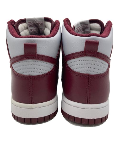 NIKE（ナイキ）NIKE (ナイキ) DUNK HI RETRO ワインレッド×グレー サイズ:26.5の古着・服飾アイテム
