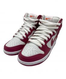 NIKE SB（ナイキエスビー）の古着「NIKE SB Dunk High Pro Orange Label」｜ホワイト×レッド