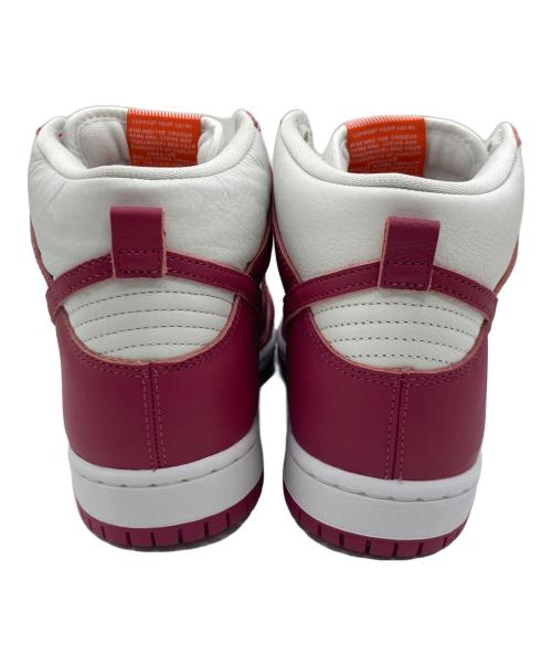 NIKE SB（ナイキエスビー）NIKE SB (ナイキエスビー) NIKE SB Dunk High Pro Orange Label ホワイト×レッド サイズ:26.5の古着・服飾アイテム
