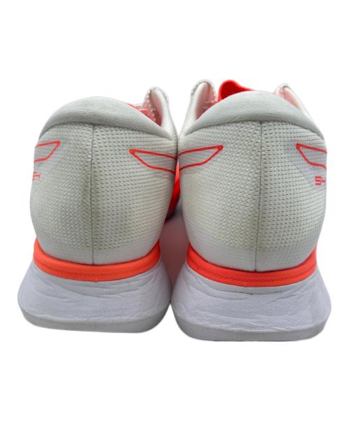 asics（アシックス）asics (アシックス) ランニングシューズS4 ホワイト×オレンジ サイズ:26cmの古着・服飾アイテム