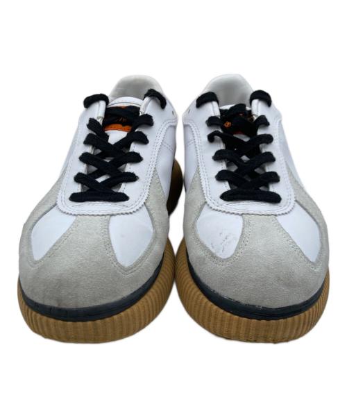 Onitsuka Tiger（オニツカタイガー）Onitsuka Tiger (オニツカタイガー) DELECITY ホワイト×ブラウン サイズ:24.5cmの古着・服飾アイテム