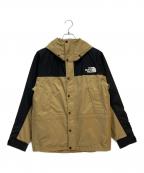 THE NORTH FACEザ ノース フェイス）の古着「マウンテンライトジャケット」｜カーキ×ブラック