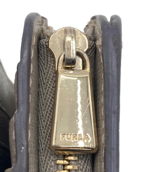 FURLA（フルラ）FURLA (フルラ) FURLA （フルラ）2つ折り財布 グレーの古着・服飾アイテム