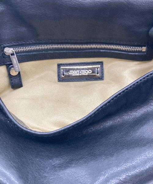 JIMMY CHOO（ジミーチュウ）JIMMY CHOO (ジミーチュウ) JIMMY CHOO（ジミーチュウ）バイカーチェーンショルダーバッグ ブラックの古着・服飾アイテム