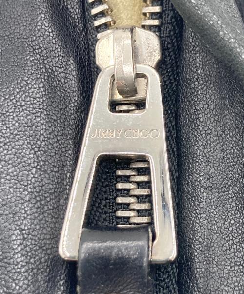 JIMMY CHOO（ジミーチュウ）JIMMY CHOO (ジミーチュウ) JIMMY CHOO（ジミーチュウ）バイカーチェーンショルダーバッグ ブラックの古着・服飾アイテム