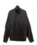 BALENCIAGAバレンシアガ）の古着「BALENCIAGA ナイロントラックジャケット」｜ブラック