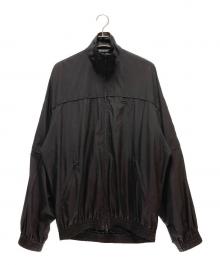 BALENCIAGA（バレンシアガ）の古着「BALENCIAGA ナイロントラックジャケット」｜ブラック