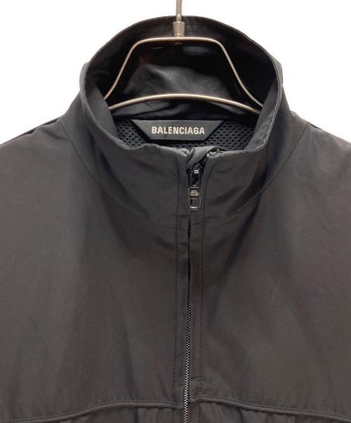 BALENCIAGA（バレンシアガ）BALENCIAGA (バレンシアガ) BALENCIAGA ナイロントラックジャケット ブラック サイズ:44の古着・服飾アイテム