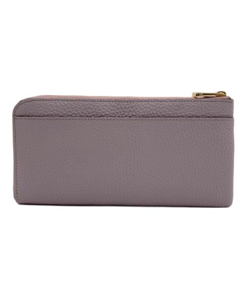 PELLE BORSA（ペレボルサ）PELLE BORSA (ペレボルサ) PELLE BORSA （ベレボルサ）L字長財布 ラベンダーの古着・服飾アイテム