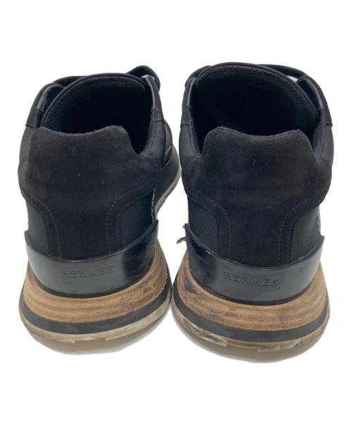 HERMES（エルメス）HERMES (エルメス) スニーカー ドライブ ブラック サイズ:37 1/2の古着・服飾アイテム