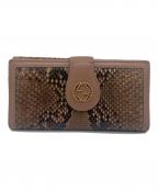 GUCCIグッチ）の古着「GUCCI 長財布」｜ピンク