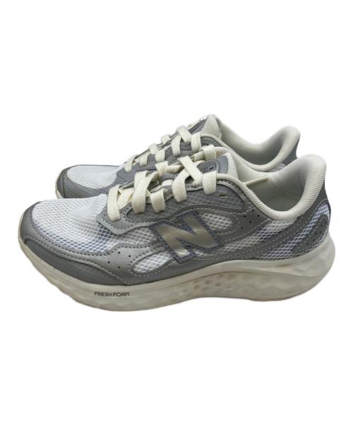 NEW BALANCE（ニューバランス）NEW BALANCE (ニューバランス) ランニングシューズ WARISTS4 グレー×ホワイト サイズ:24の古着・服飾アイテム
