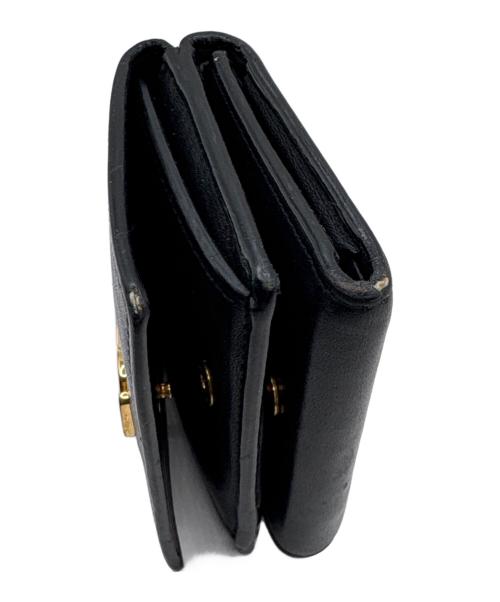 Saint Laurent Paris（サンローランパリ）Saint Laurent Paris (サンローランパリ) 3つ折り財布 ブラックの古着・服飾アイテム