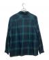 Engineered Garments (エンジニアド ガーメンツ) 長袖シャツ グリーン×ネイビー サイズ:L：5000円
