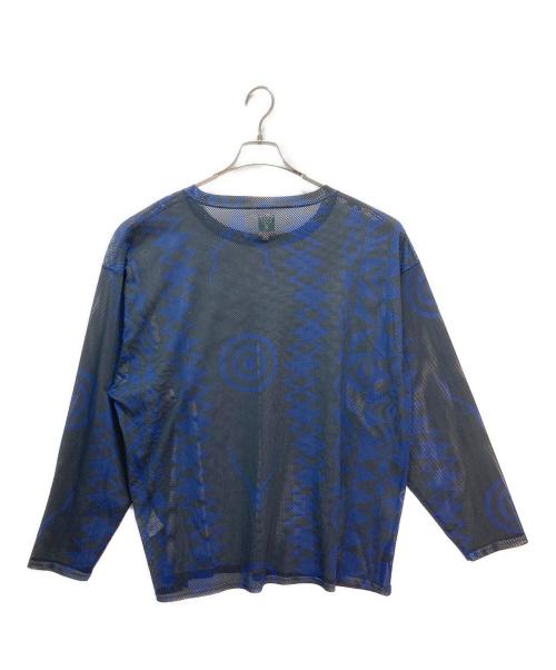 South2 West8（サウスツー ウエストエイト）South2 West8 (サウスツー ウエストエイト) ロングスリーブTシャツ ネイビー×ブラック サイズ:Lの古着・服飾アイテム