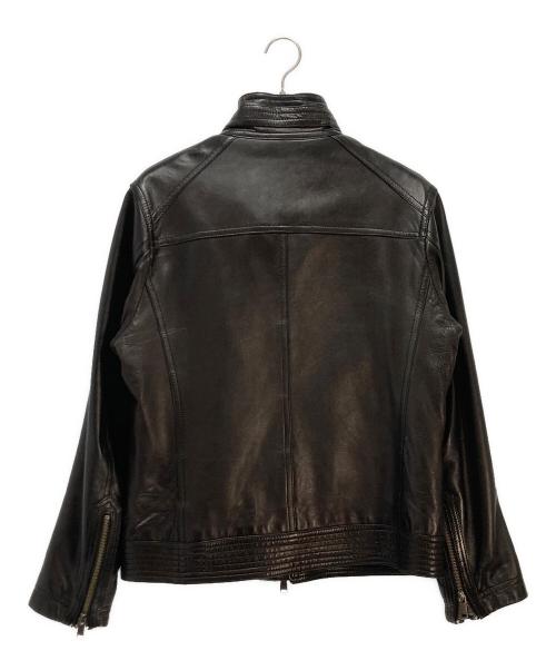BURBERRY BLACK LABEL（バーバリーブラックレーベル）BURBERRY BLACK LABEL (バーバリーブラックレーベル) ライナー付きライダースジャケット ブラック サイズ:LLの古着・服飾アイテム