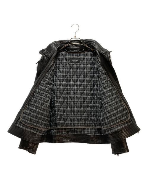 BURBERRY BLACK LABEL（バーバリーブラックレーベル）BURBERRY BLACK LABEL (バーバリーブラックレーベル) ライナー付きライダースジャケット ブラック サイズ:LLの古着・服飾アイテム